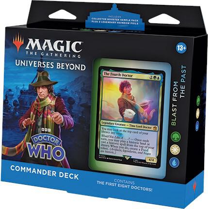 dr who mtg commander decks Magic: The Gathering Doctor Deck, 98 Cards, 50 New Cards, Planechase Tokens Magic the Gathering Doctor Who